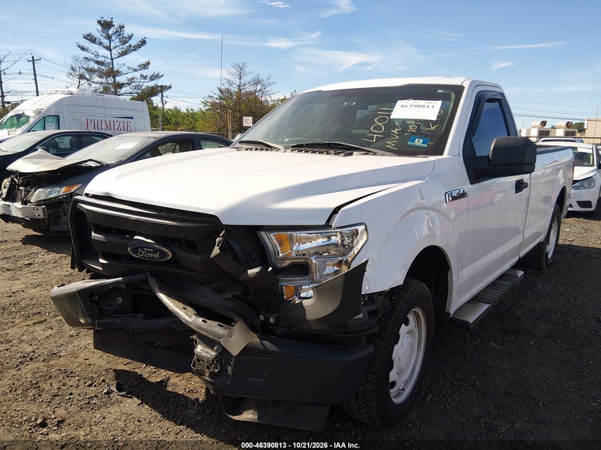 Vin: 1ftmf1c82hkd05135, lot: 46891171, ford f-150 xl 20172