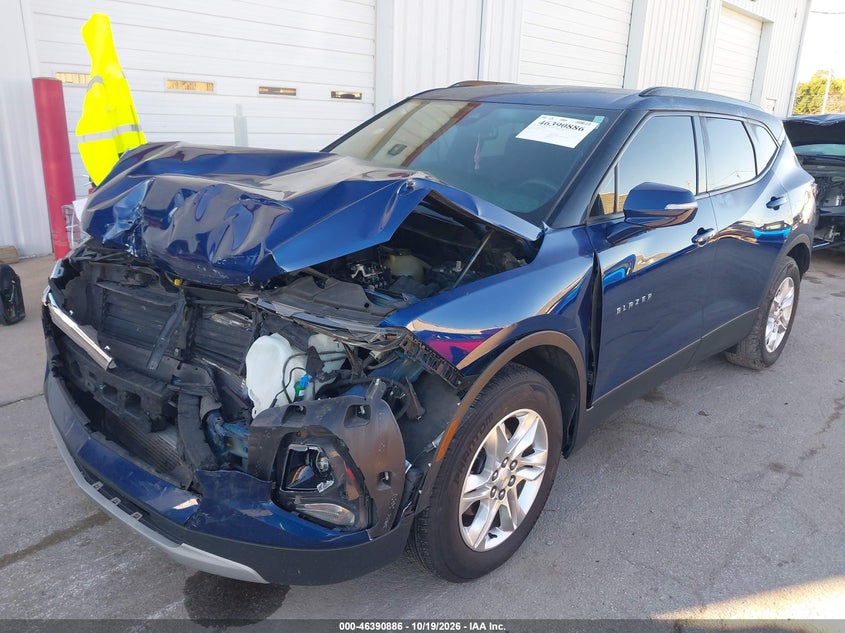 Vin: 3gnkbcr46ns133184, lot: 46891244, chevrolet blazer fwd 2lt 20222