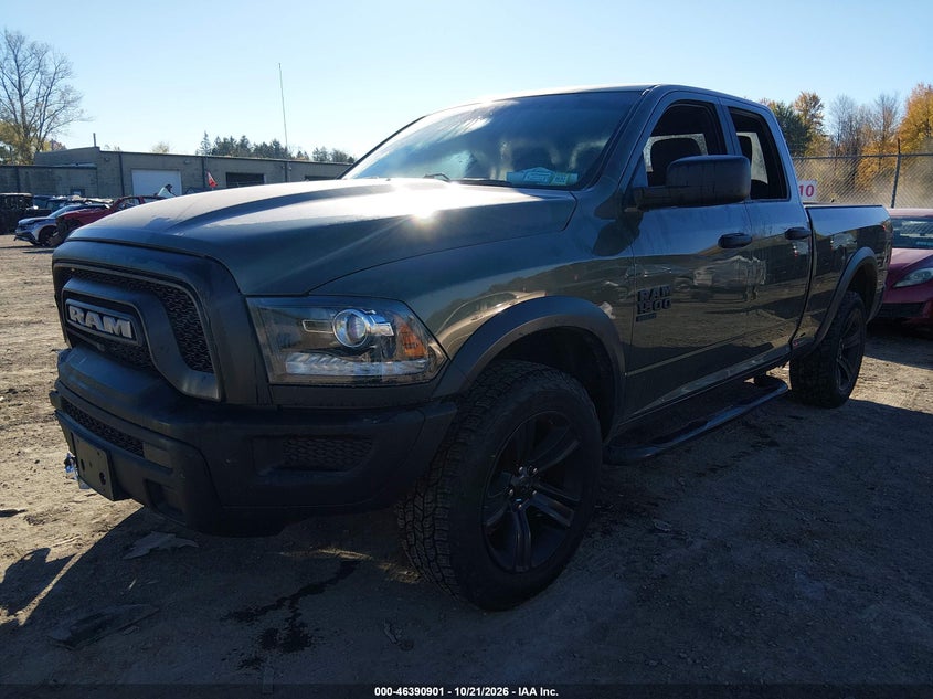 Vin: 1c6rr7gg7ms537247, lot: 46891259, ram 1500 classic warlock  4x4 6'4 box 20212