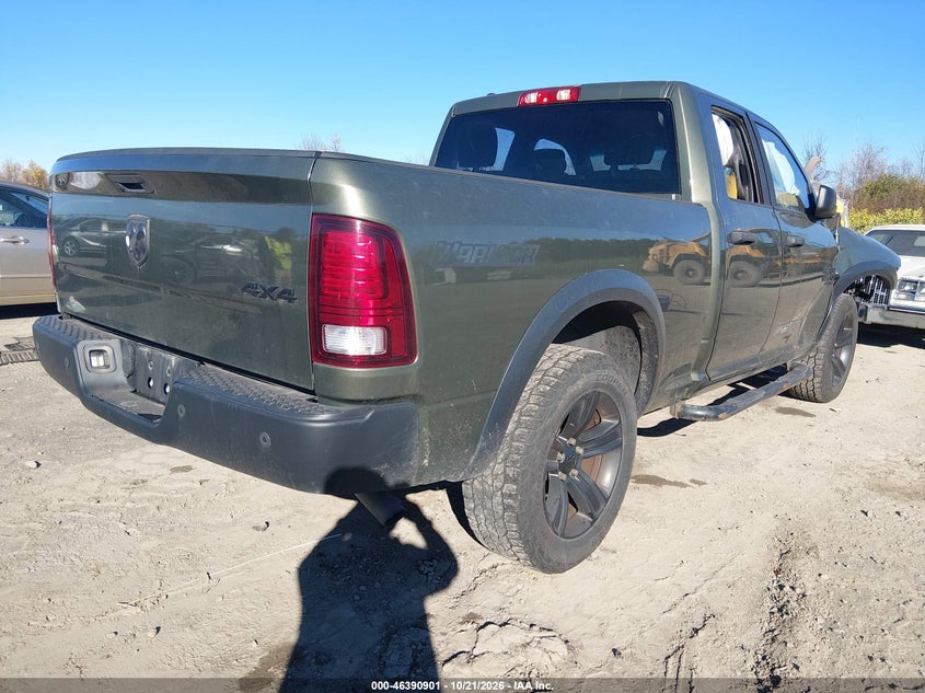 Vin: 1c6rr7gg7ms537247, lot: 46891259, ram 1500 classic warlock  4x4 6'4 box 20214