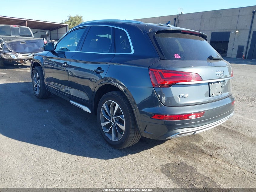 Vin: wa1aaafy2m2044476, lot: 46891383, audi q5 premium 45 tfsi quattro s tronic 20213