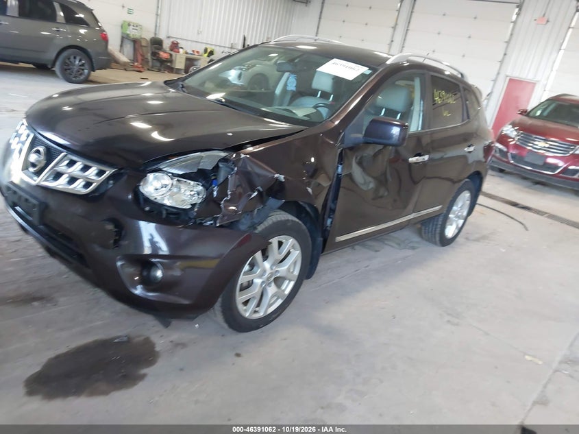 2011 Nissan Rogue Sv, Left Front, IAAI, VIN JN8AS5MV1BW254080 — photo 2