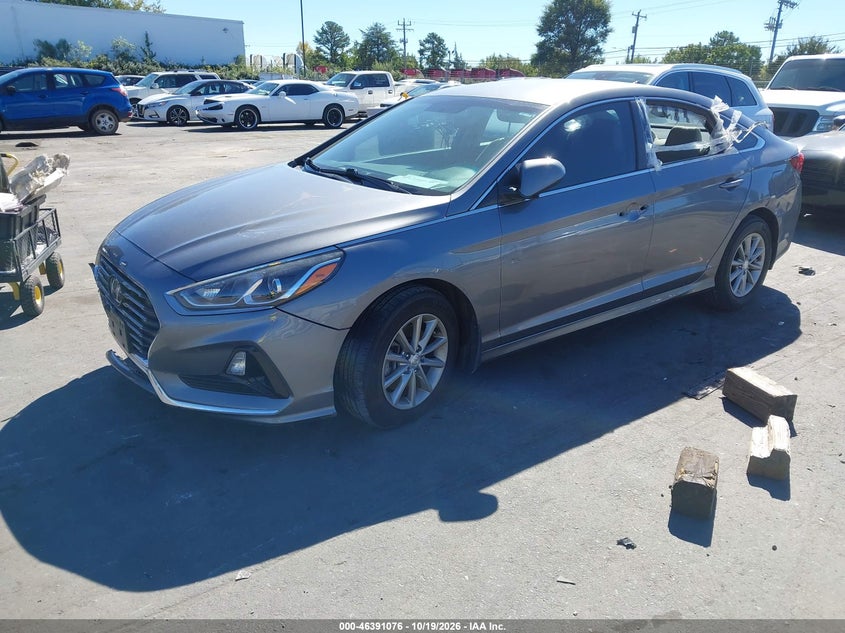 Vin: 5npe24af6kh816095, lot: 46891434, hyundai sonata se 20192