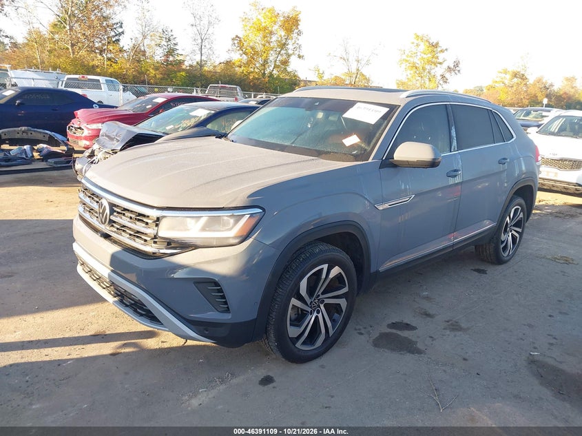 Vin: 1v2te2ca5mc231879, lot: 46891466, volkswagen atlas cross sport 3.6l v6 sel premium 20212