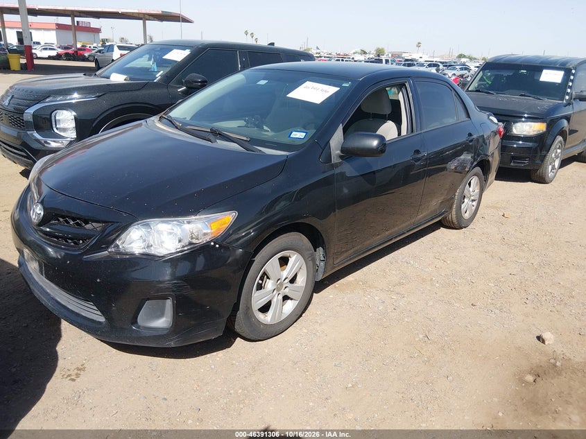 Vin: 2t1bu4ee4bc592374, lot: 46891664, toyota corolla le 20112