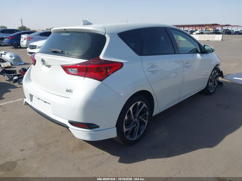 Vin: jtnkarje9hj523894, lot: 46891892, toyota corolla im 20174