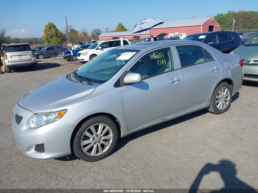 TOYOTA COROLLA 2009 VIN 2T1BU40E19C158270