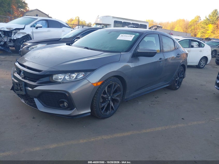 2018 Honda Civic Sport, Обычный износ, IAAI, VIN SHHFK7H44JU412430 — фото 2