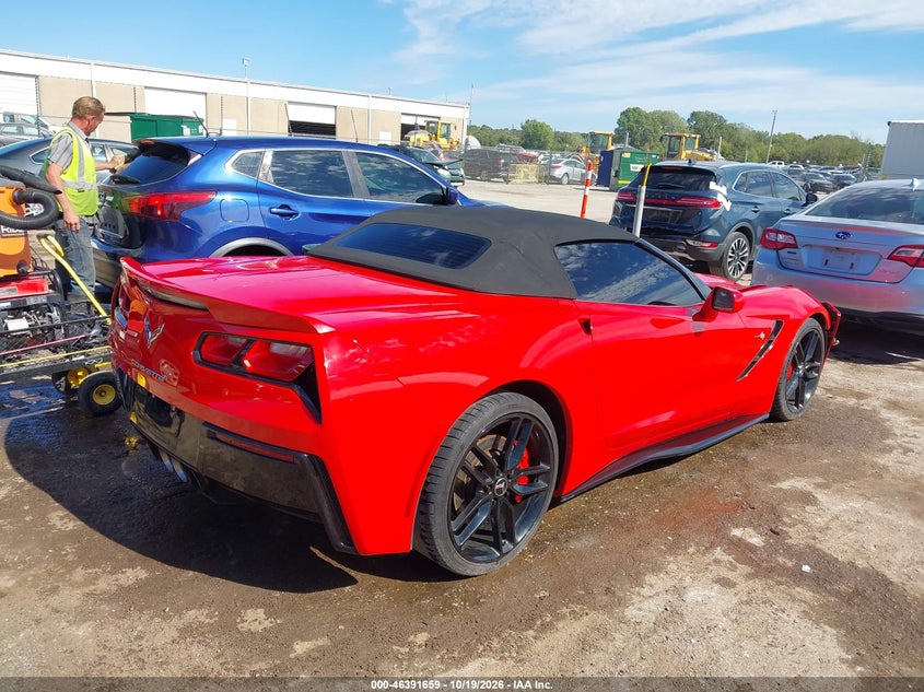 Vin: 1g1ym3d71e5113622, lot: 46892017, chevrolet corvette stingray z51 20144