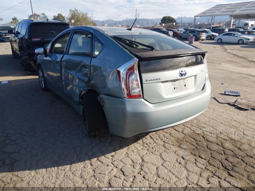 Vin: jtdkn3du0c5506864, lot: 46892089, toyota prius five 20123