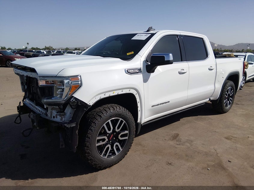 Vin: 3gtu9bed6lg427441, lot: 46892145, gmc sierra 1500 4wd  short box sle 20202
