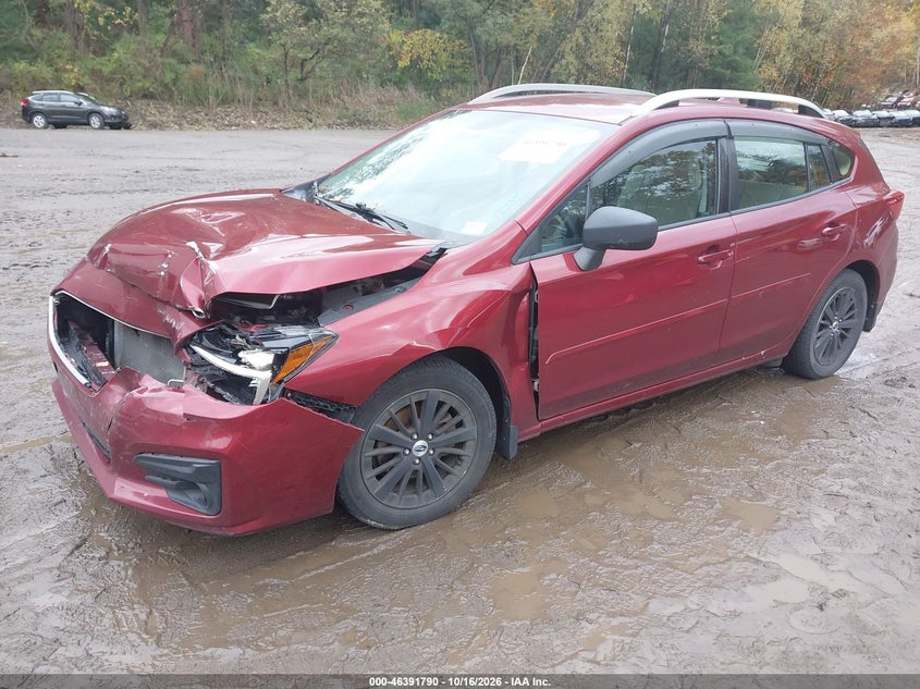 Vin: 4s3gtab60h3703735, lot: 46892148, subaru impreza 2.0i premium 20172