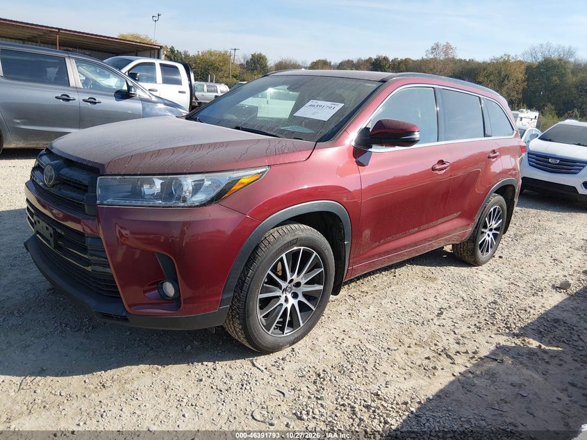 Vin: 5tdjzrfh3hs359833, lot: 46892151, toyota highlander se 20172