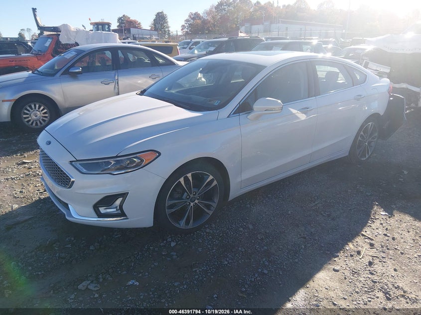 Vin: 3fa6p0k93kr193920, lot: 46892152, ford fusion titanium 20192