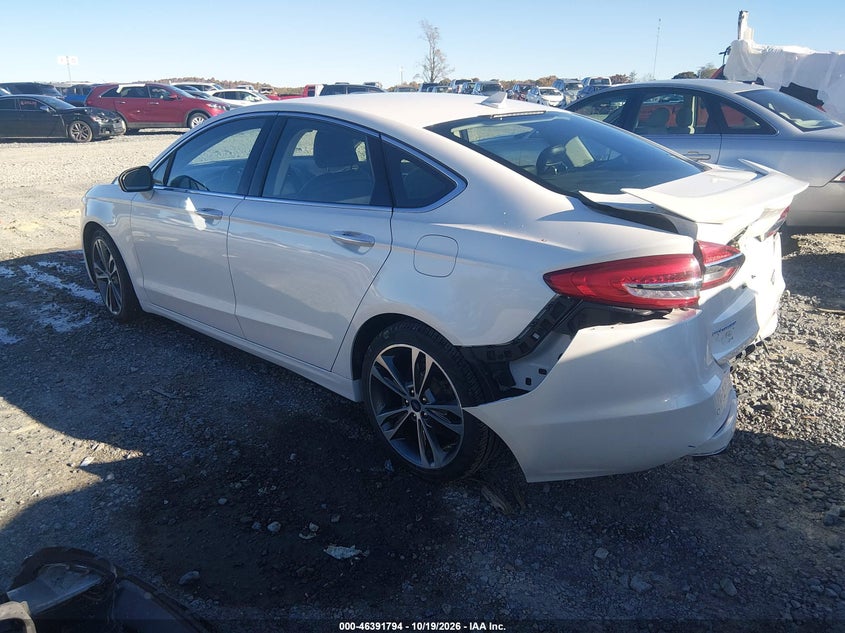Vin: 3fa6p0k93kr193920, lot: 46892152, ford fusion titanium 20193