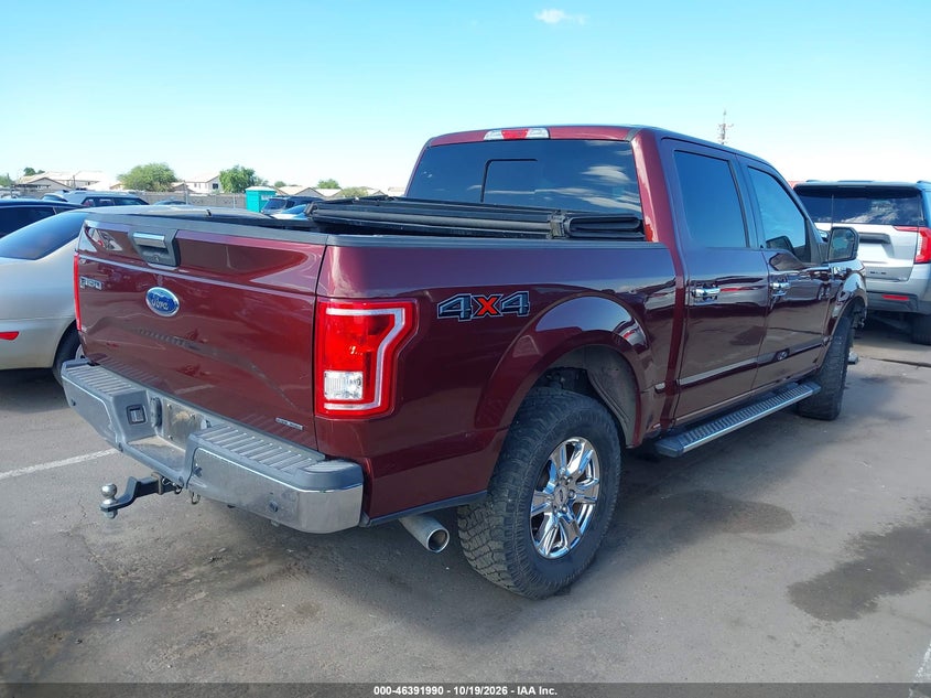 Vin: 1ftew1ef7ffa57406, lot: 46892348, ford f-150 xlt 20154