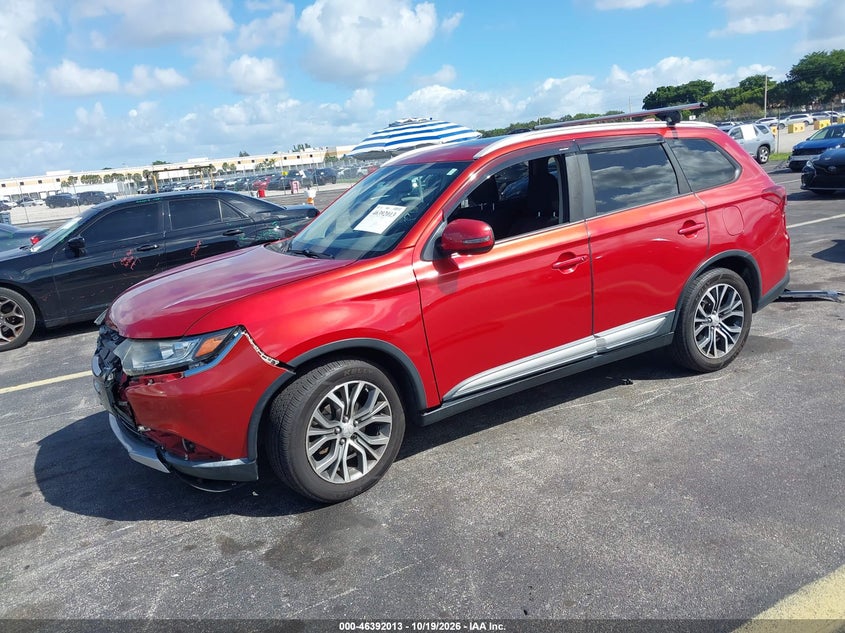Vin: ja4ad3a32hz014597, lot: 46892371, mitsubishi outlander se/sel 20172