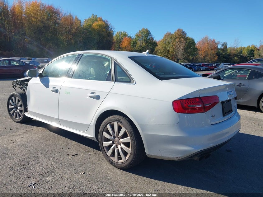 Vin: waubfafl3fn011551, lot: 46892400, audi a4 2.0t premium 20153