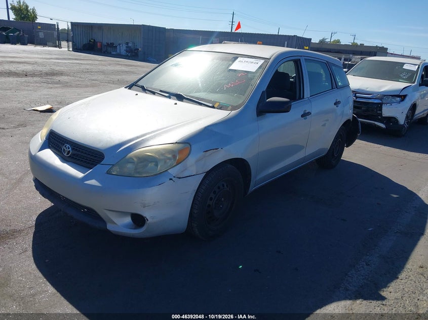 2005 Toyota Matrix, Rear, IAAI, VIN 2T1KR32E45C399176 — photo 2