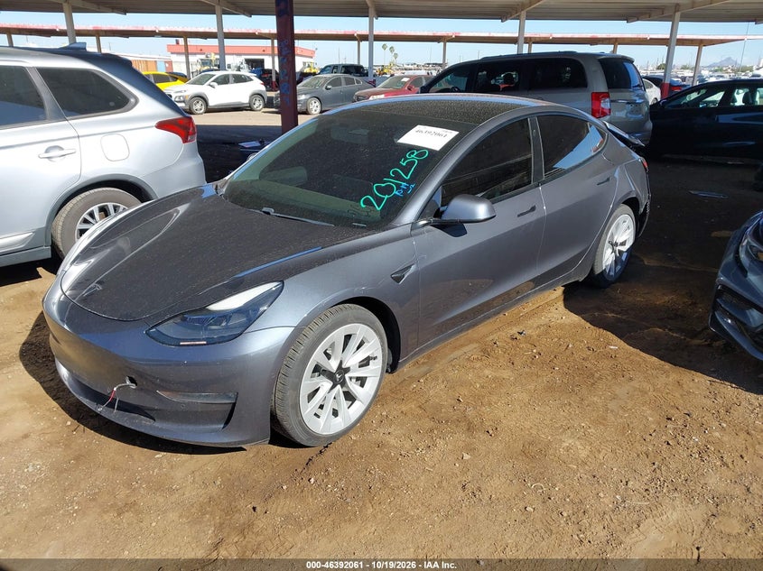 Vin: 5yj3e1eb3mf936684, lot: 46892419, tesla model 3 long range dual motor all-wheel drive 20212