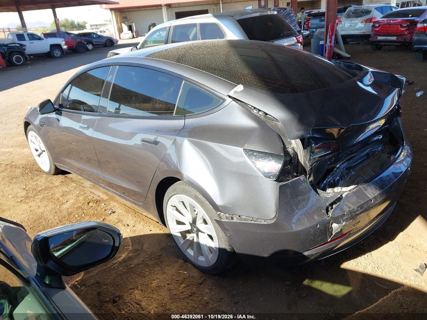 Vin: 5yj3e1eb3mf936684, lot: 46892419, tesla model 3 long range dual motor all-wheel drive 20213