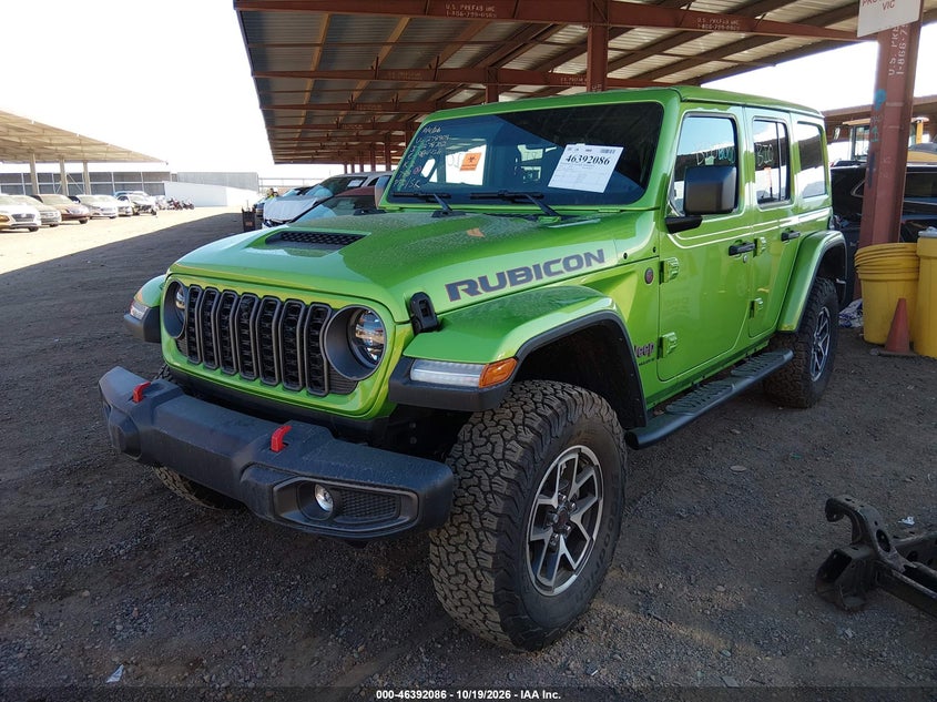 Vin: 1c4pjxfg2tw278909, lot: 46892444, jeep wrangler rubicon 4x4 20262