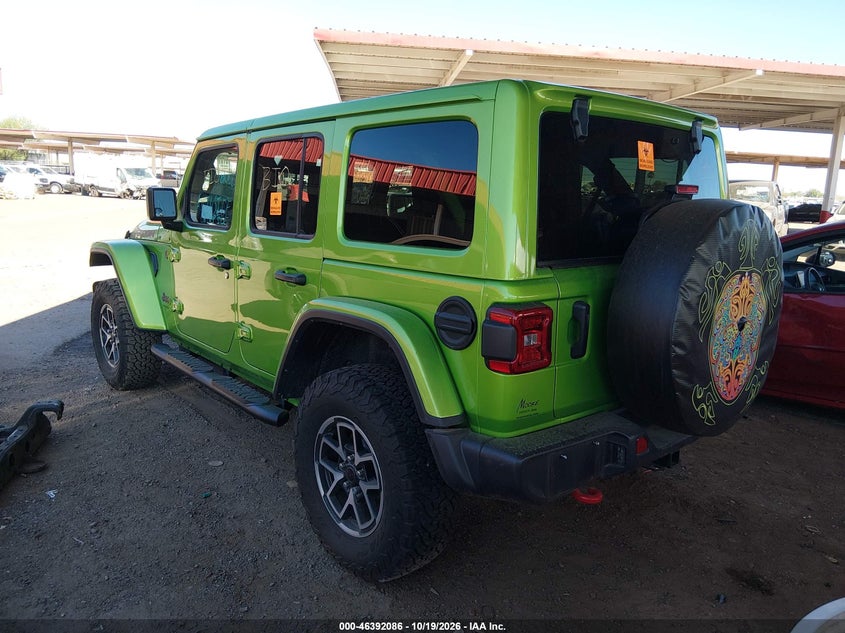 Vin: 1c4pjxfg2tw278909, lot: 46892444, jeep wrangler rubicon 4x4 20263