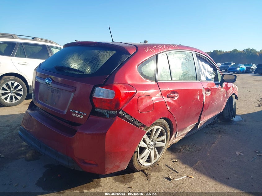 Vin: jf1gpac63f8249649, lot: 46892452, subaru impreza 2.0i premium 20154