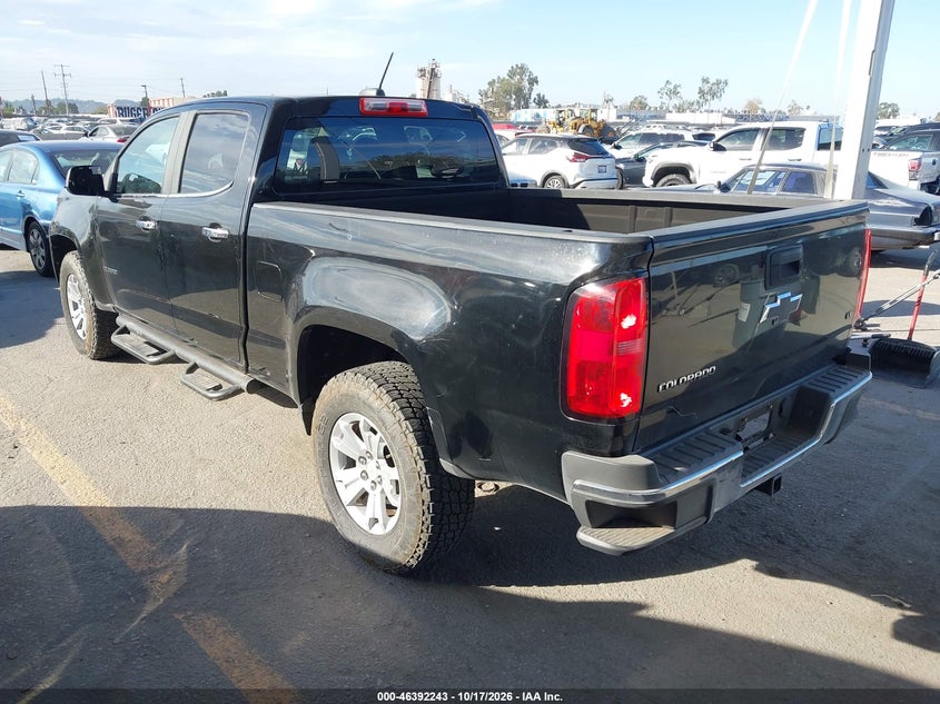 Vin: 1gcgsbe3xf1270539, lot: 46892601, chevrolet colorado lt 20153