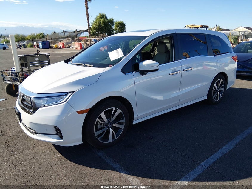 Vin: 5fnrl6h8xrb024896, lot: 46892636, honda odyssey touring 20242