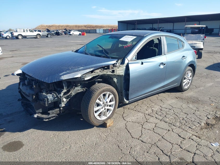2015 Mazda Mazda3 I Touring, Front End, IAAI, VIN 3MZBM1L71FM225476 — photo 2