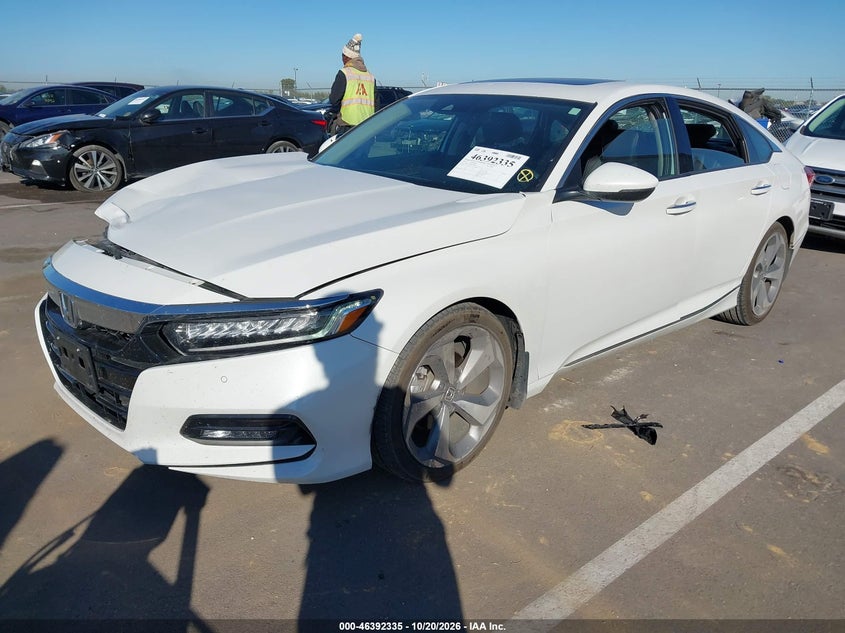 Vin: 1hgcv2f98ka000293, lot: 46892693, honda accord touring 2.0t 20192