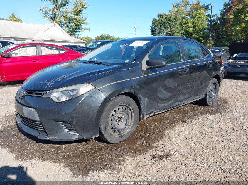 2014 Toyota Corolla Le, Правый бок, IAAI, VIN 2T1BURHE4EC215296 — фото 2