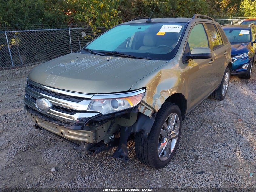 2013 Ford Edge Sel, Front End, IAAI, VIN 2FMDK3JC9DBA86043 — photo 2