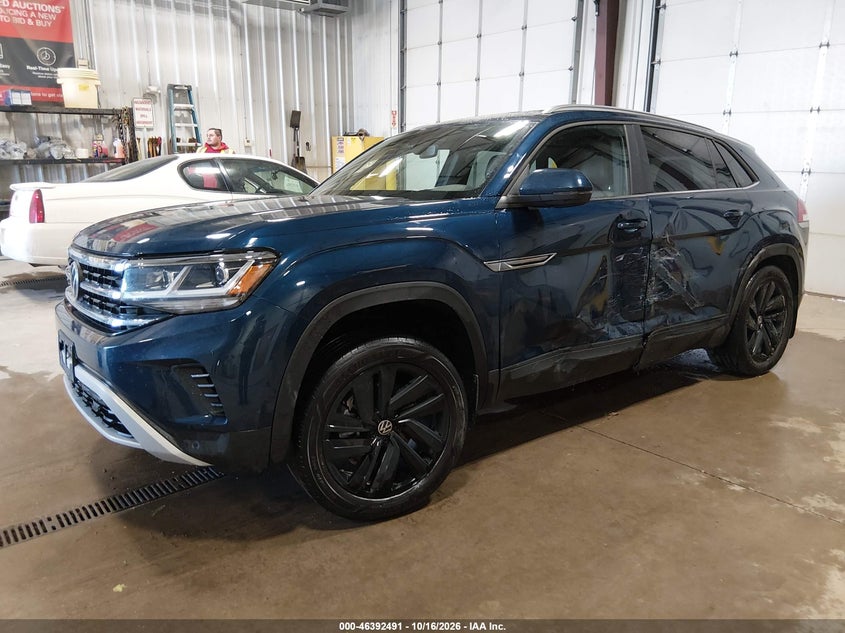 Vin: 1v2he2ca2pc209462, lot: 46892849, volkswagen atlas cross sport 3.6l v6 se w/technology 20232