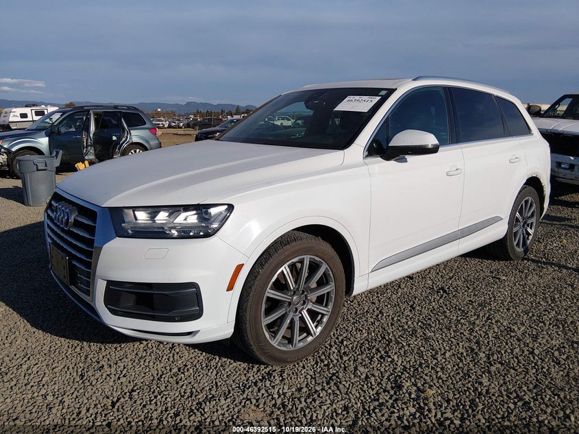 2019 Audi Q7 55 Premium, Удар сзади, IAAI, VIN WA1LAAF78KD031006 — фото 2