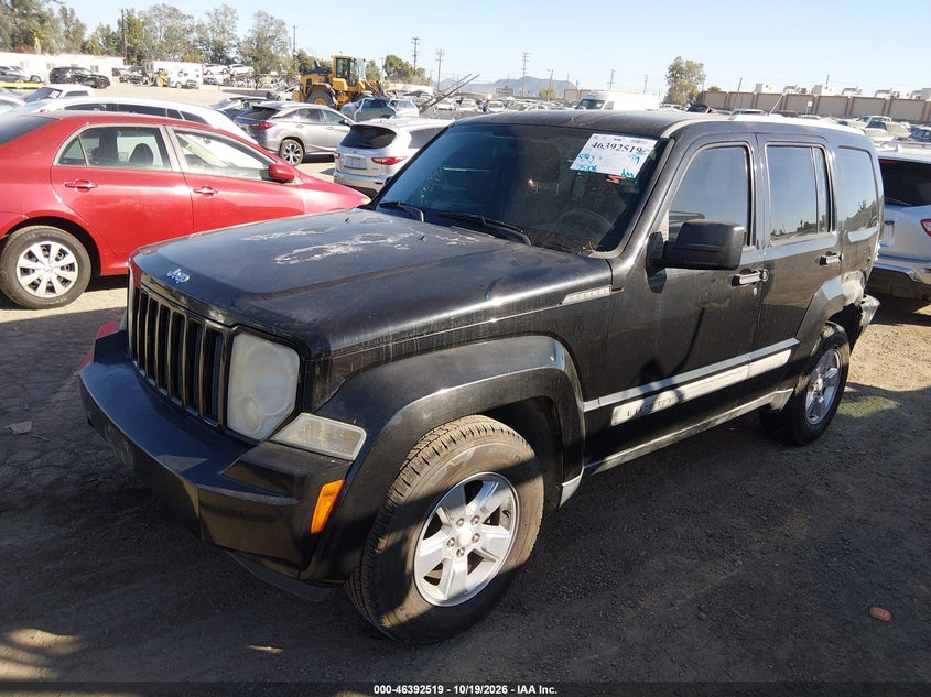 2011 Jeep Liberty Sport, Left Rear, IAAI, VIN 1J4PP2GK6BW551380 — photo 2