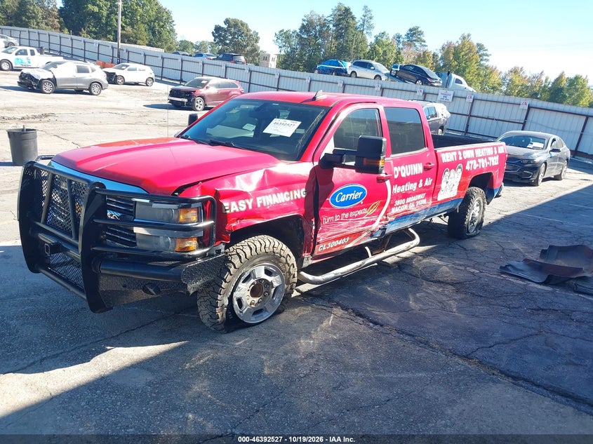 2015 Chevrolet Silverado 2500Hd Lt, Front End, IAAI, VIN 1GC1CVEG1FF509759 — photo 2