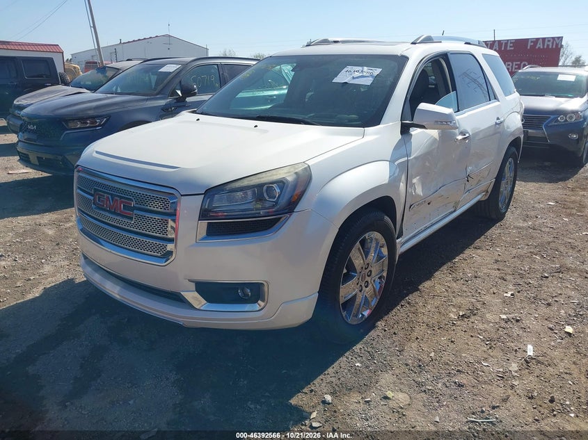 2015 GMC Acadia Denali, Левый бок, IAAI, VIN 1GKKVTKD9FJ209899 — фото 2
