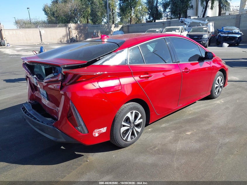 Vin: jtdkarfp0h3064399, lot: 46892938, toyota prius prime premium 20174