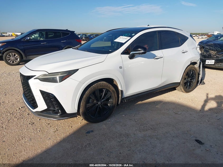2022 Lexus Nx 350 F Sport Handling, Правый бок, IAAI, VIN JTJKGCEZ5N5000516 — фото 2