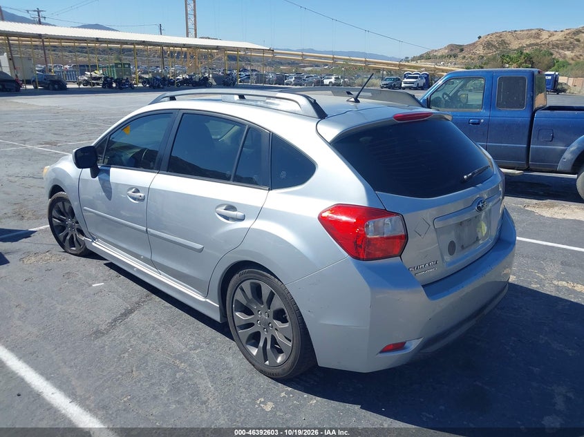 Vin: jf1gpal61dh208045, lot: 46892961, subaru impreza 2.0i sport premium 20133