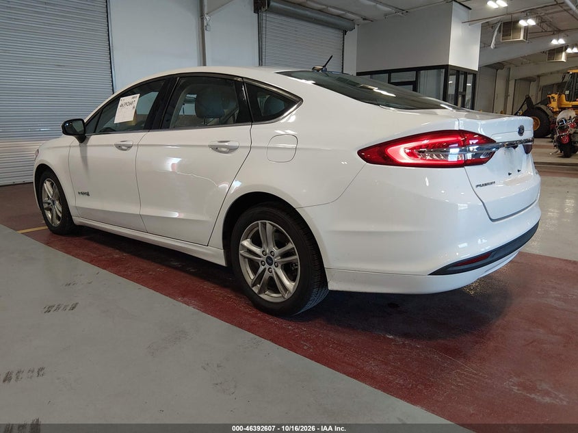 Vin: 3fa6p0uu1jr279002, lot: 46892965, ford fusion hybrid s 20183