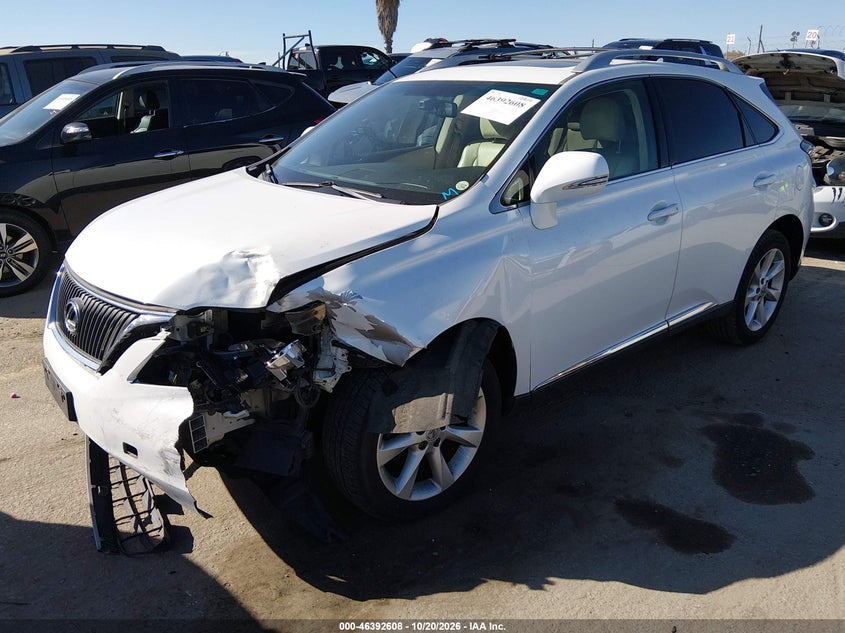 Vin: 2t2zk1ba0ac035623, lot: 46892966, lexus rx 350 20102