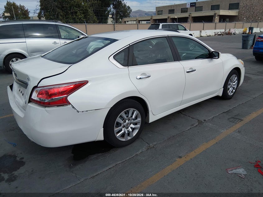 Vin: 1n4al3ap0dn528693, lot: 46892989, nissan altima 2.5 s 20134