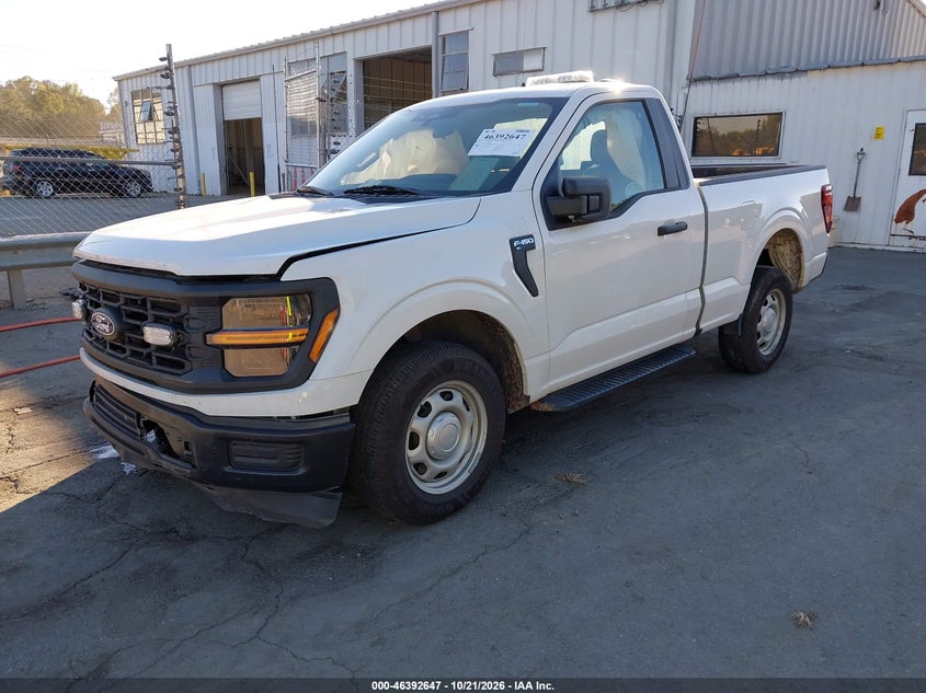 2024 Ford F-150 Xl, Right Side, IAAI, VIN 1FTMF1K56RKD01081 — photo 2