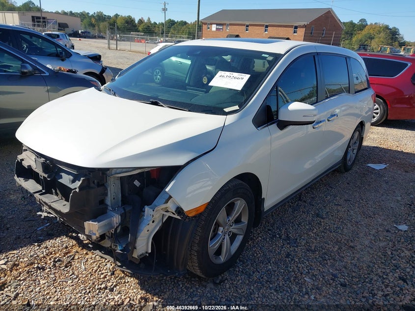 Vin: 5fnrl6h71kb069786, lot: 46893026, honda odyssey ex-l 20192