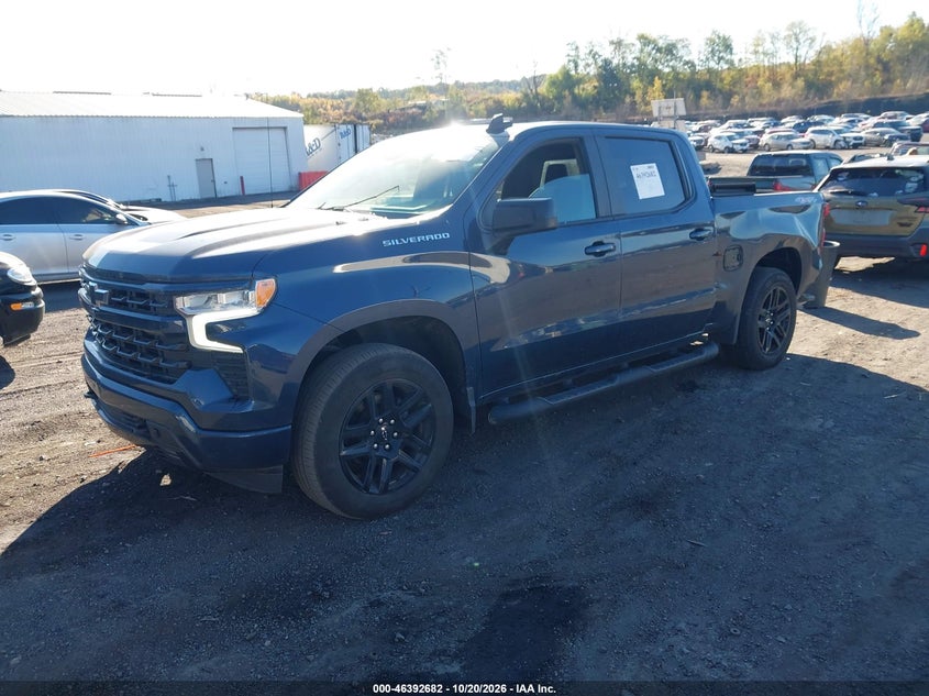 Vin: 1gcudeet3nz540063, lot: 46893040, chevrolet silverado 1500 4wd  short bed rst 20222