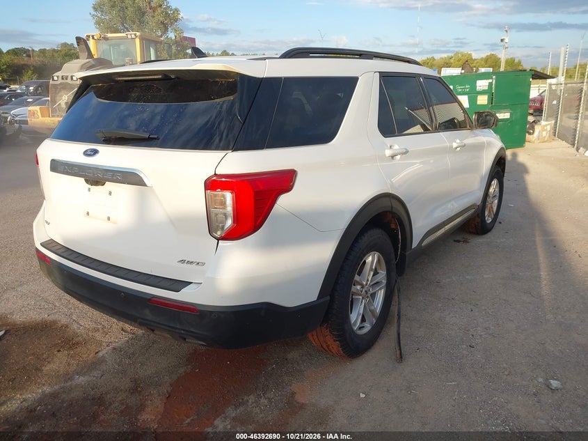 Vin: 1fmsk8dh2mgc10898, lot: 46893048, ford explorer xlt 20214