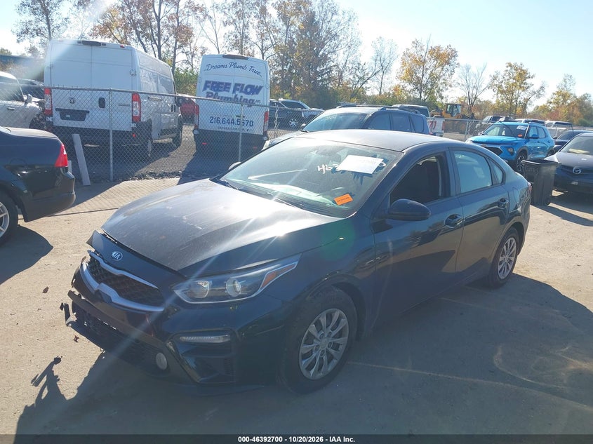 Vin: 3kpf24ad7me319731, lot: 46893058, kia forte fe 20212